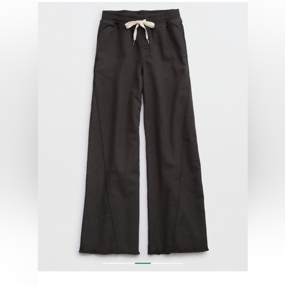 NWOT Aerie Soft Landing Trouser - Smoked Gray size Small - Picture 3 of 11